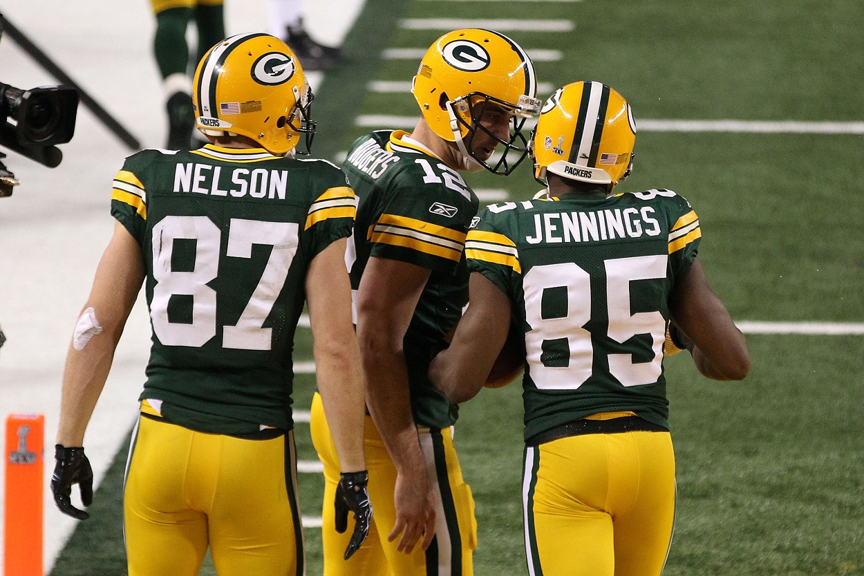 Aaron Rodgers and Greg Jennings, Green Bay Packers 