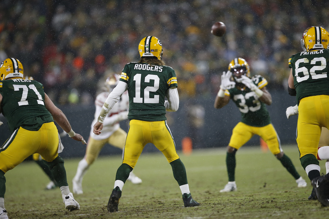 Packers QB Aaron Rodgers.