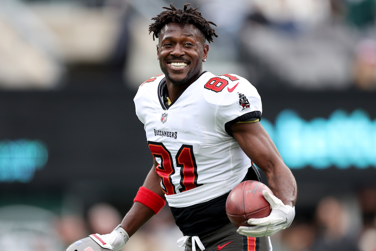 Former Bucs WR Antonio Brown.