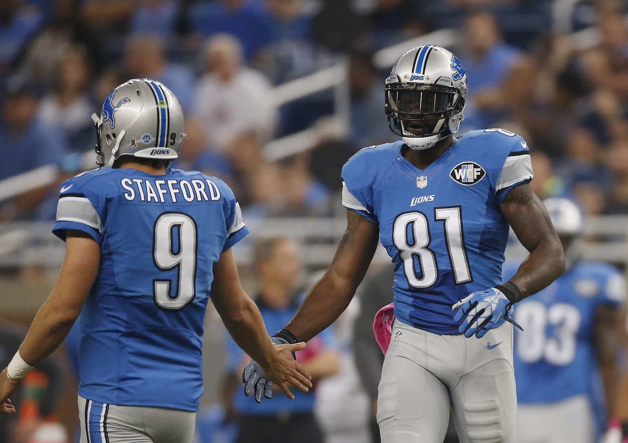Calvin Johnson and Matthew Stafford, Detroit Lions