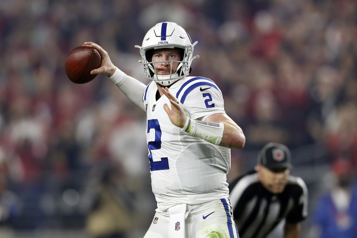 Colts QB Carson Wentz.
