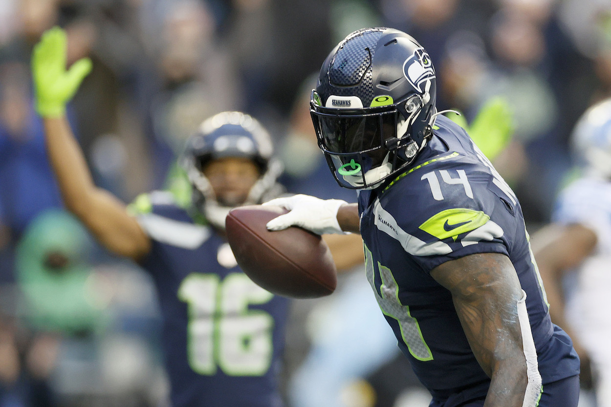 Seahawks WR D.K. Metcalf.