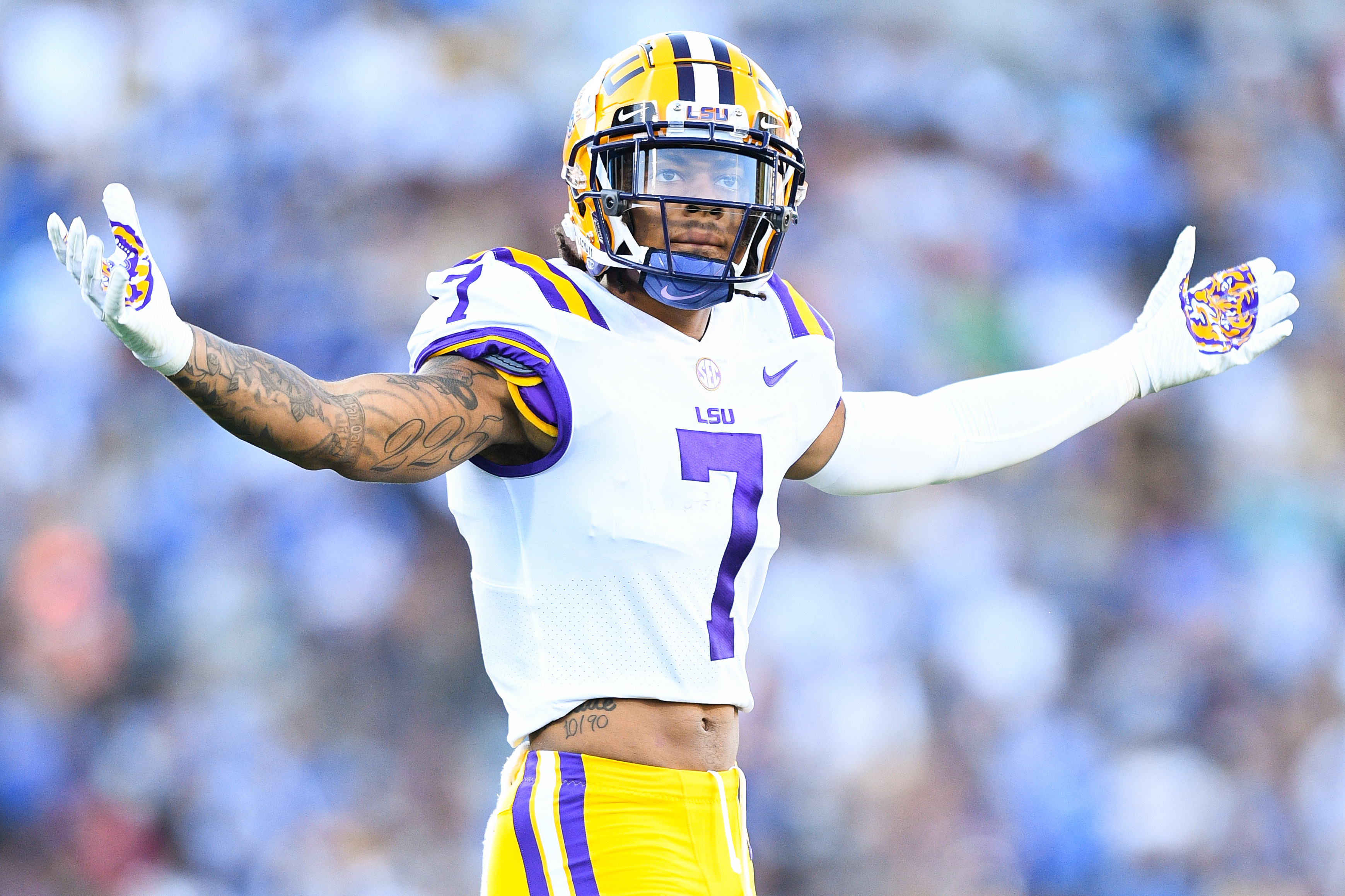 Daniel Jeremiah projects LSU's Derek Stingley Jr. to the Ravens in the 2022 NFL Draft