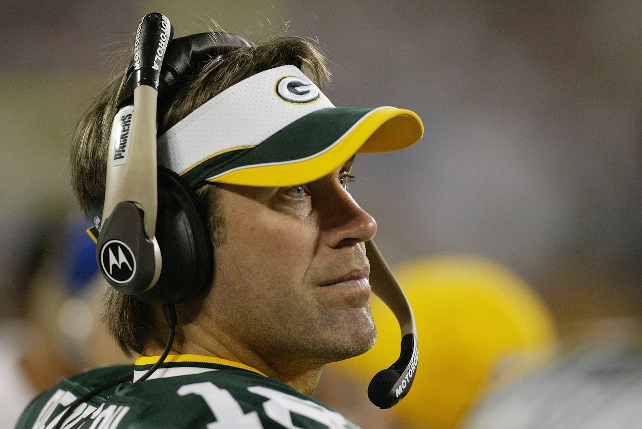 Doug Pederson when he was a QB for the Green Bay Packers