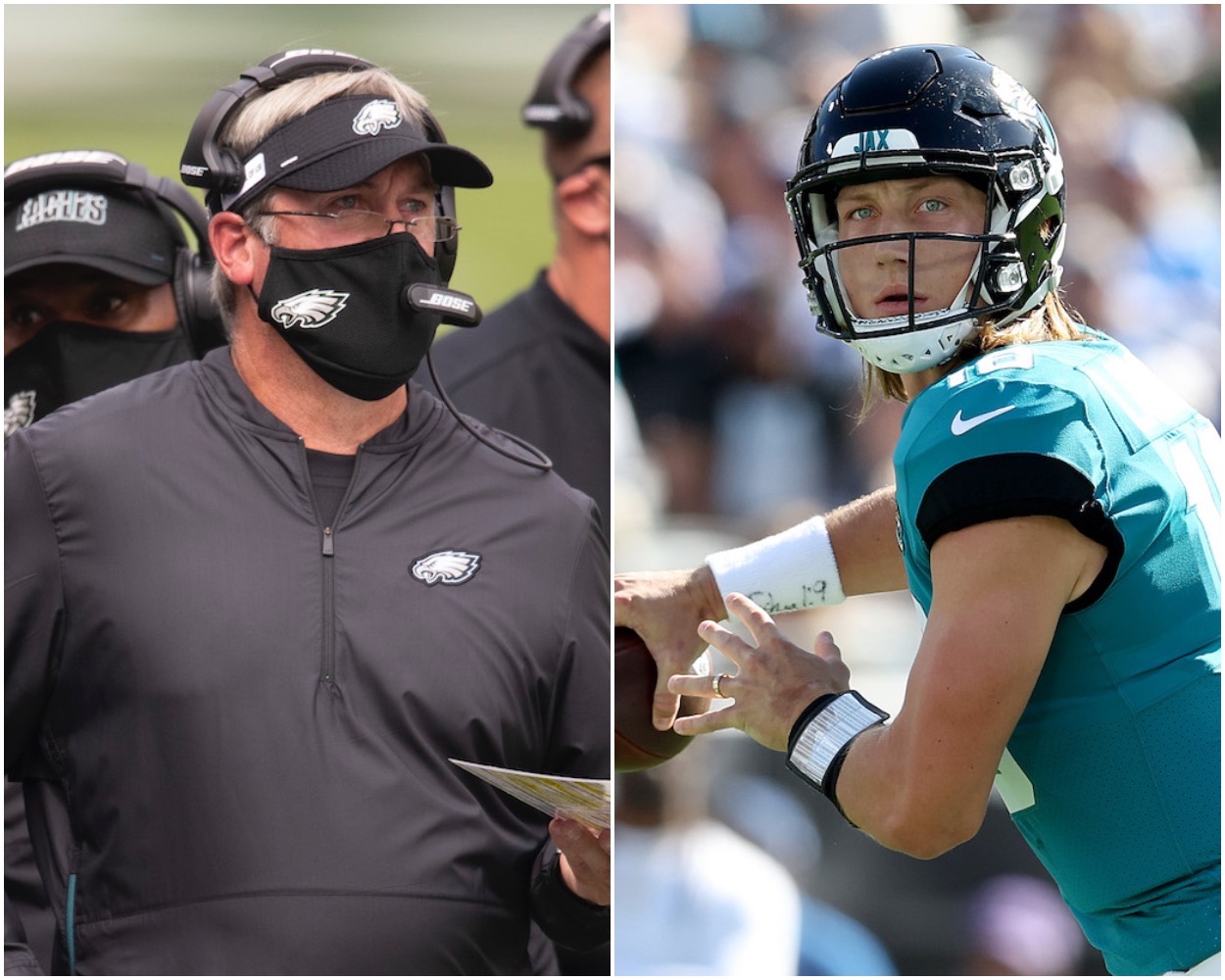 Doug Pederson and Trevor Lawrence.