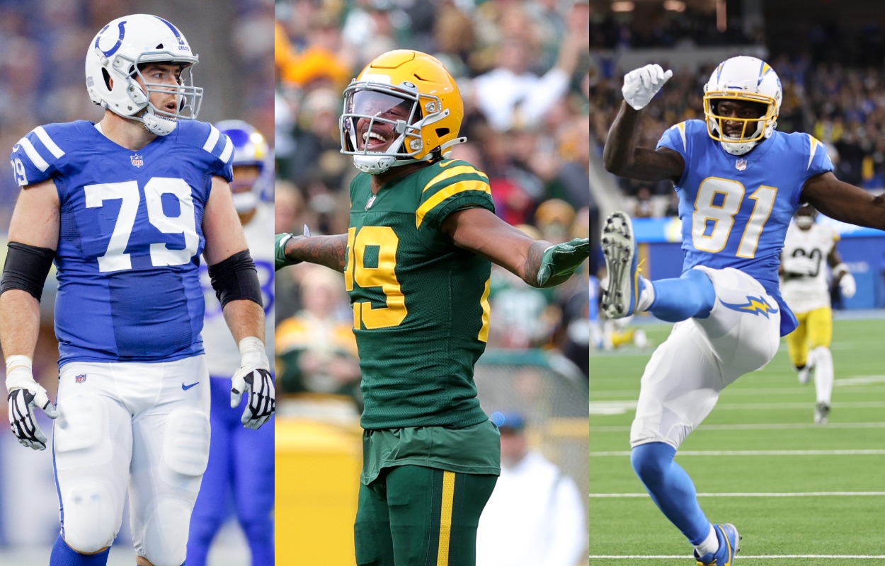 The New York Jets must consider signing Indianapolis Colts left tackle Eric Fisher, Green Bay Packers cornerback Rasul Douglas, and Los Angeles Chargers receiver Mike Williams.