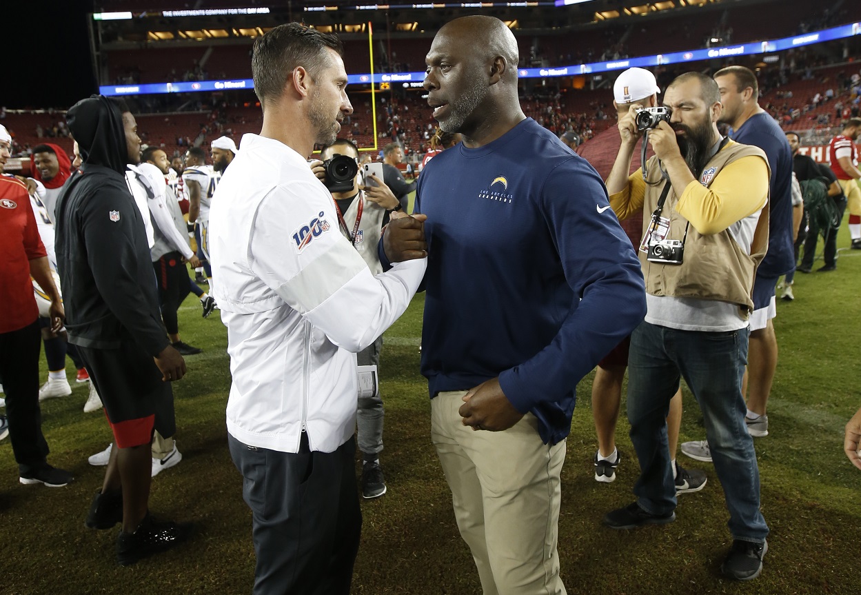 Kyle Shanahan hired old friend Anthony Lynn on Friday