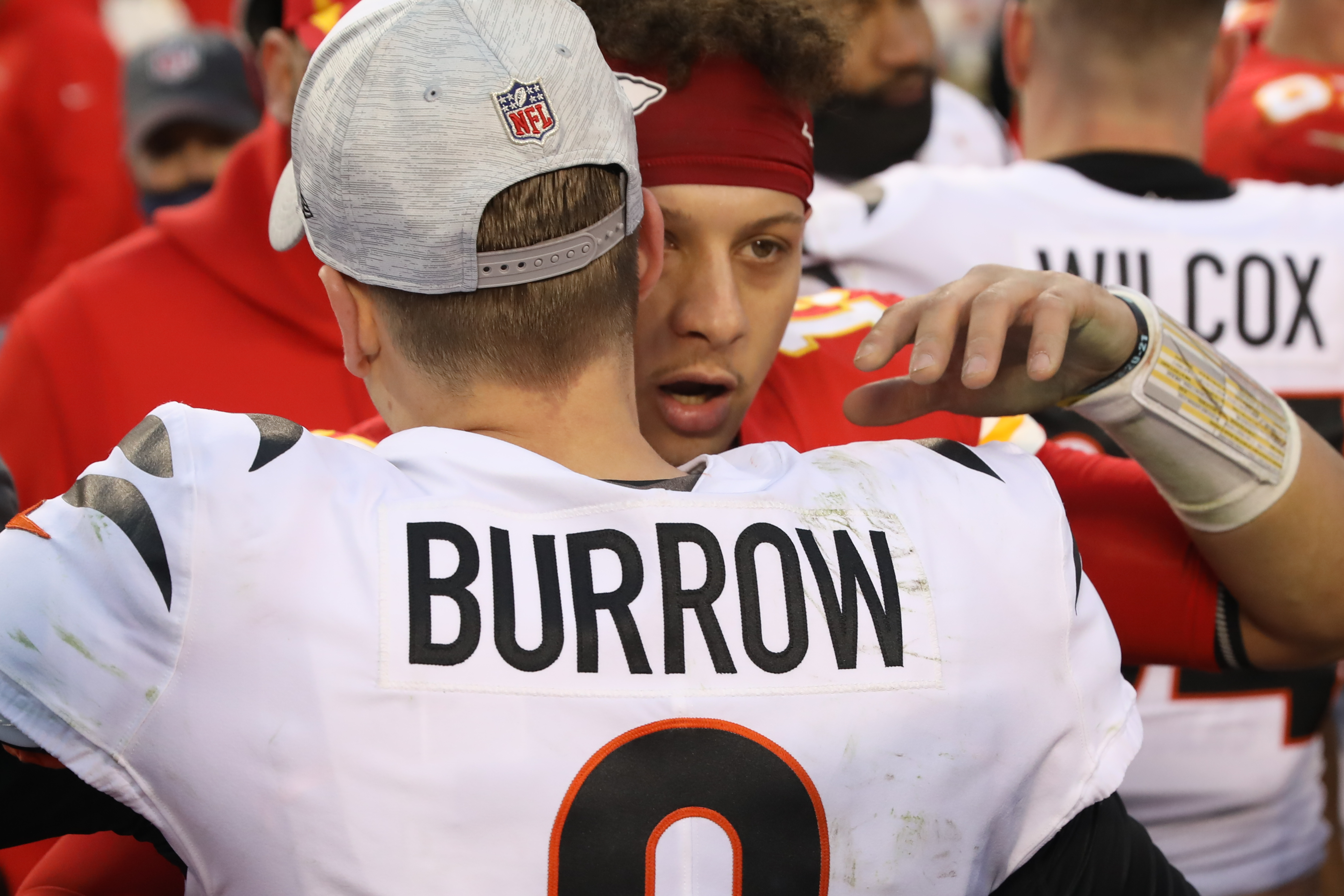 Patrick Mahomes gave Joe Burrow some encouragement.