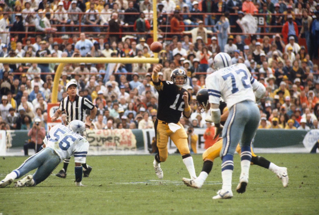 Terry Bradshaw led the Steelers to four Super Bowl titles