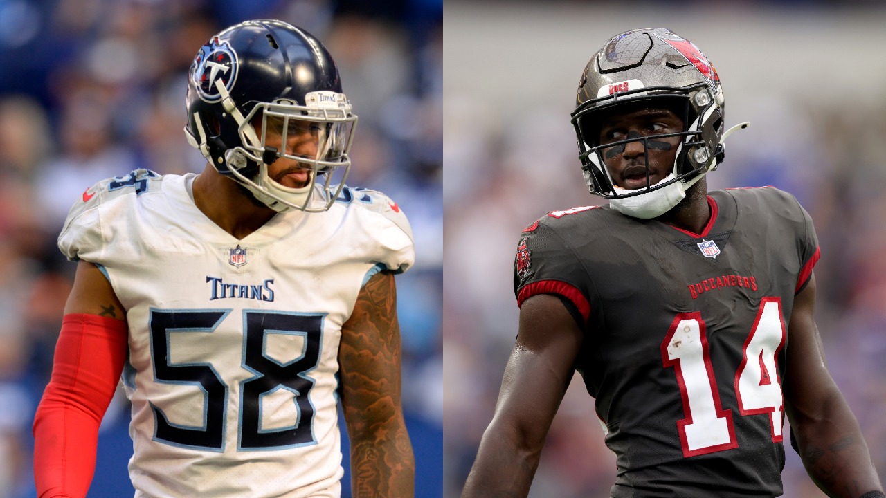Titans linebacker Harold Landry III and Buccaneers WR Chris Godwin could land with the Browns in NFL free agency