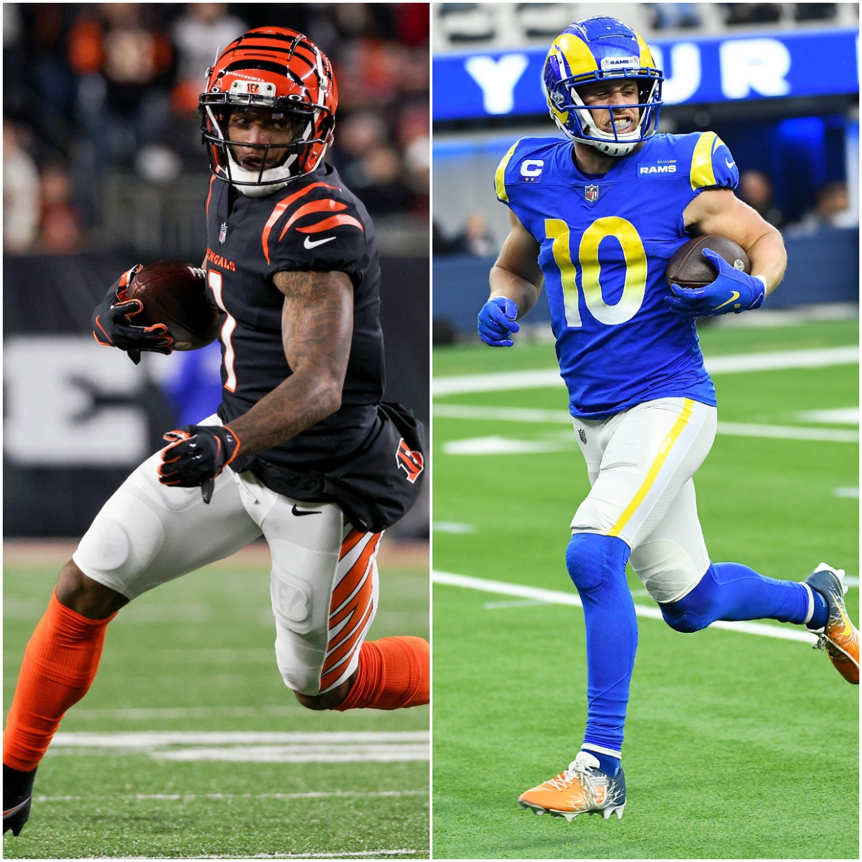 Ja'Marr Chase, Cooper Kupp, 2022 Super Bowl