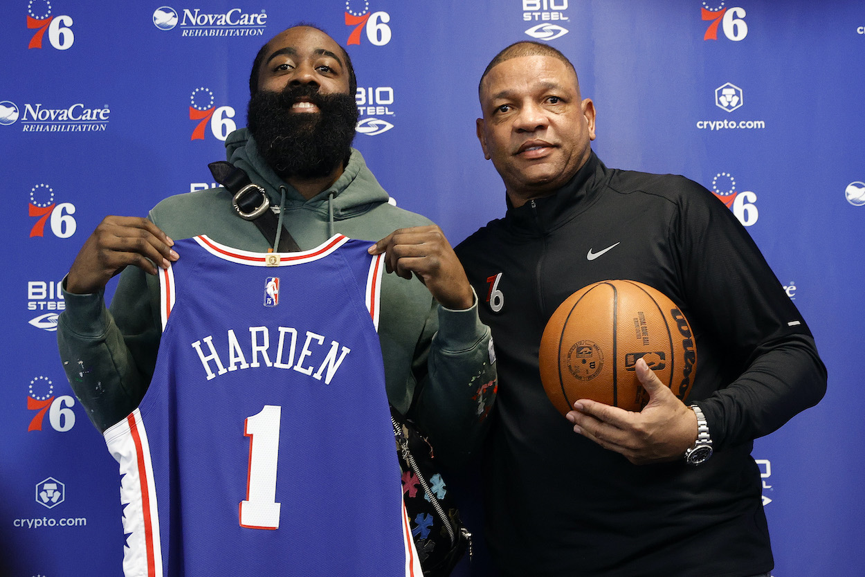 Why hasn't James Harden made his 76ers debut?