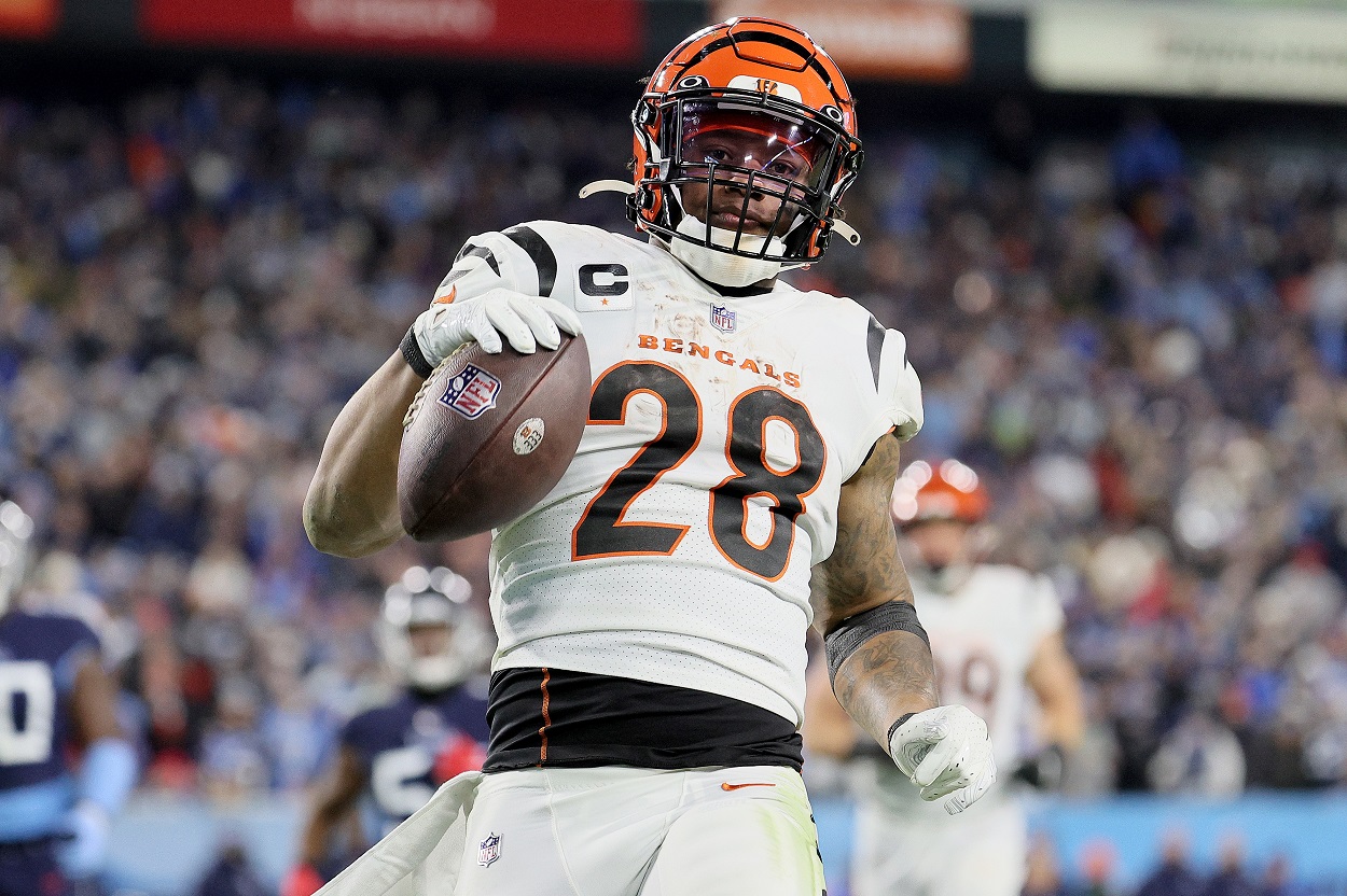 Joe Mixon, RB, Cincinnati Bengals. Super Bowl 2022.