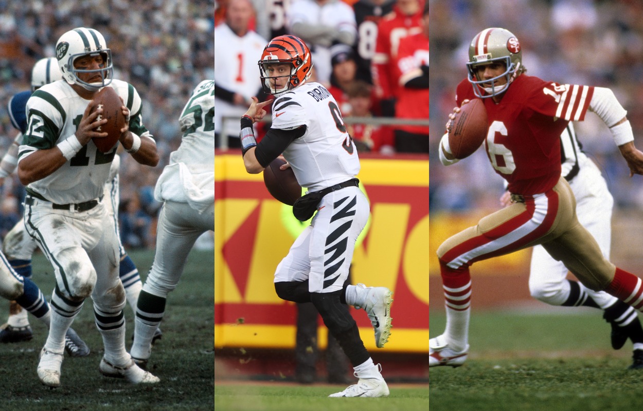Joe Namath and Joe Montana won a Super Bowl. Is Joe Burrow next?
