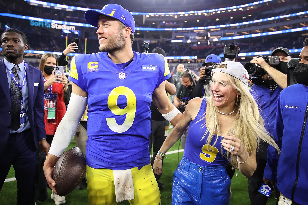 Kelly Stafford and Matthew Stafford, Los Angeles Rams