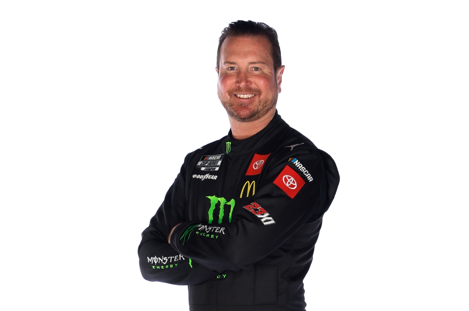 NASCAR driver Kurt Busch poses for a photo during NASCAR Production Days at Clutch Studios on Jan. 19, 2022, in Concord, North Carolina. | Chris Graythen/Getty Images