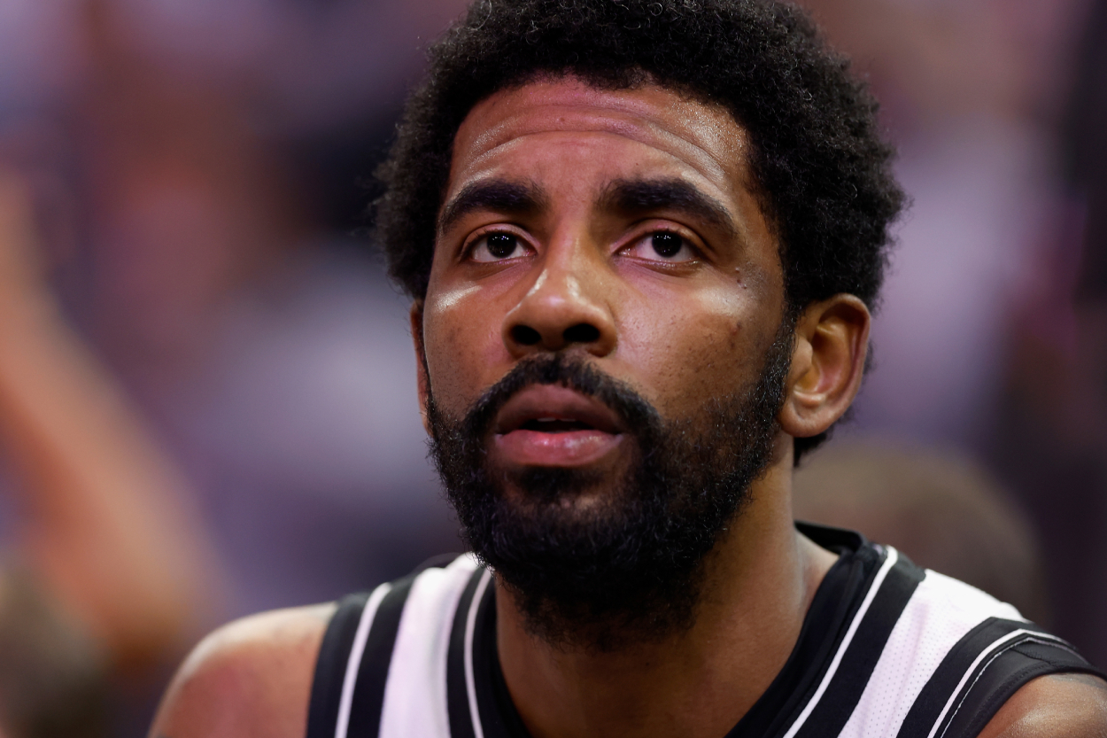 Brooklyn Nets star Kyrie Irving, who deserves blame for the James Harden trade.