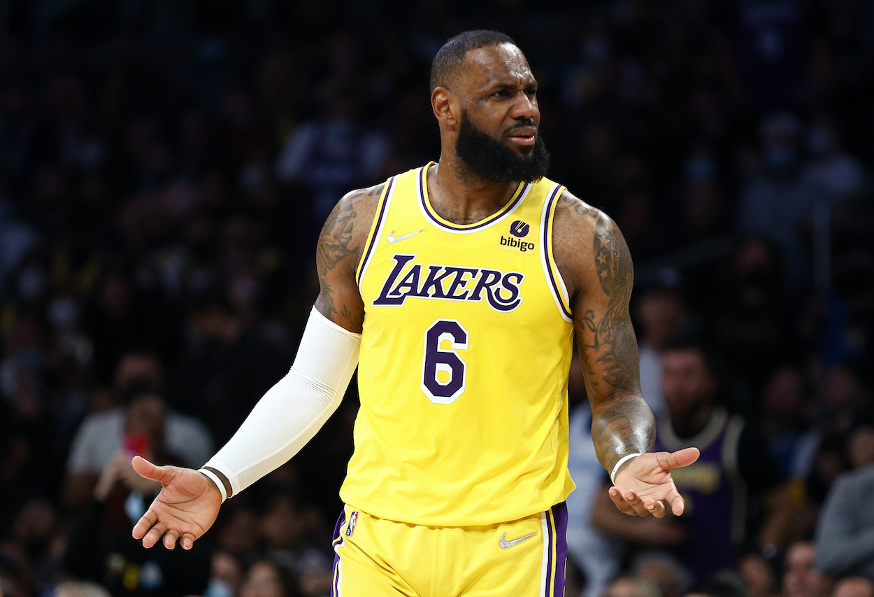 LeBron James had some searing comments for the Lakers on Tuesday night.