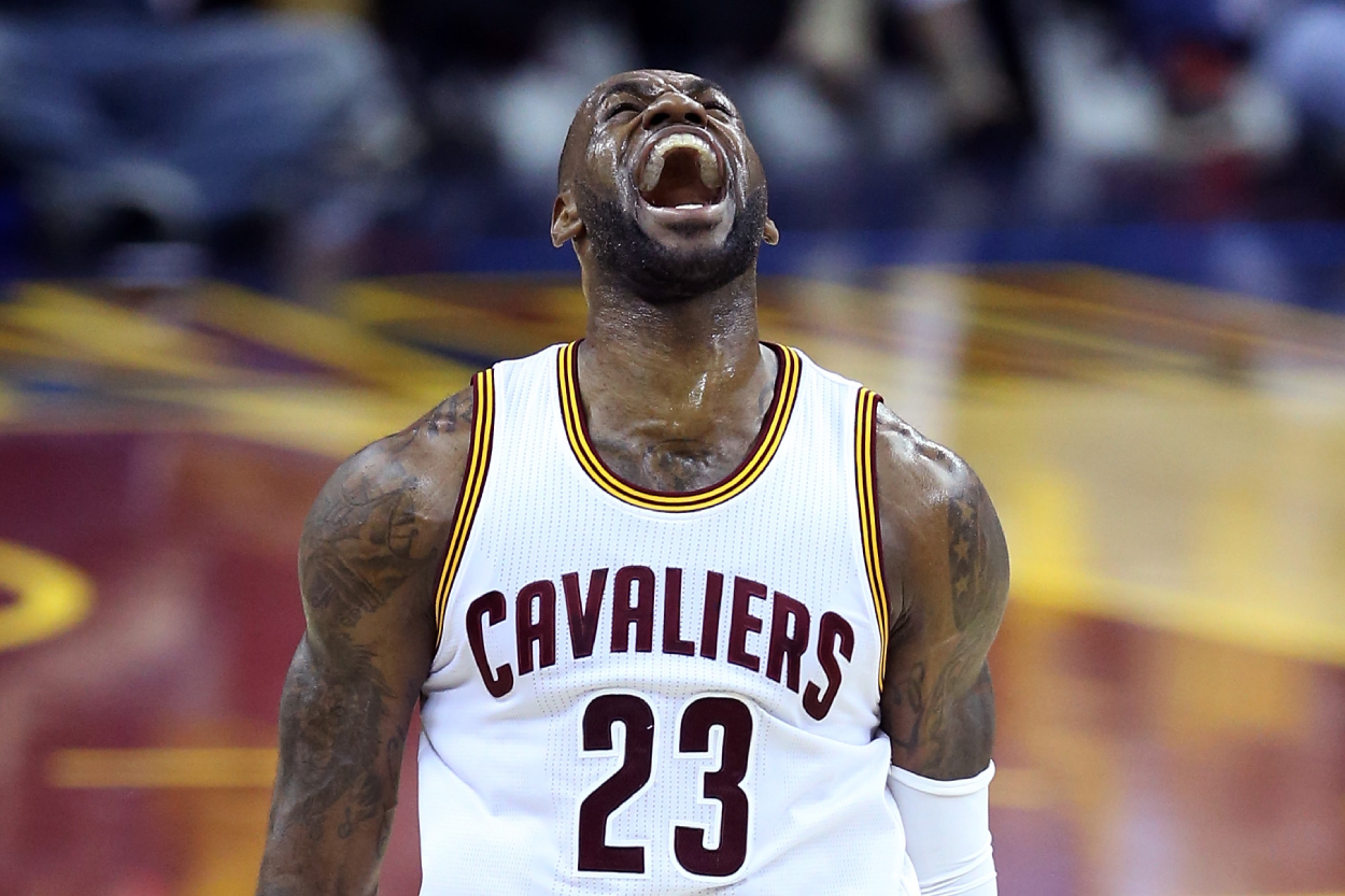 Former Cavs star LeBron James during the 2016 Eastern Conference Finals.