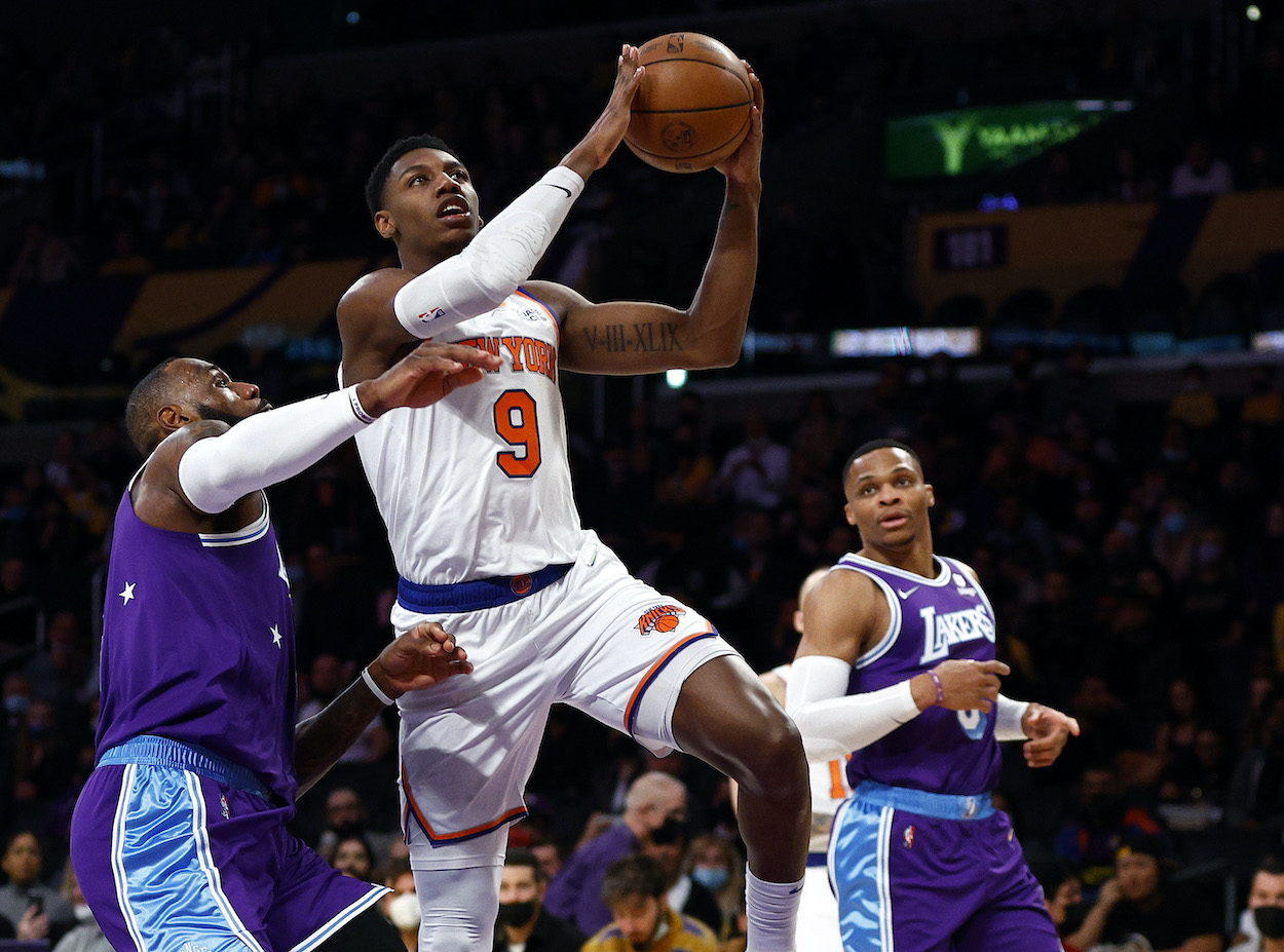 LeBron James has always been a fan of RJ Barrett.