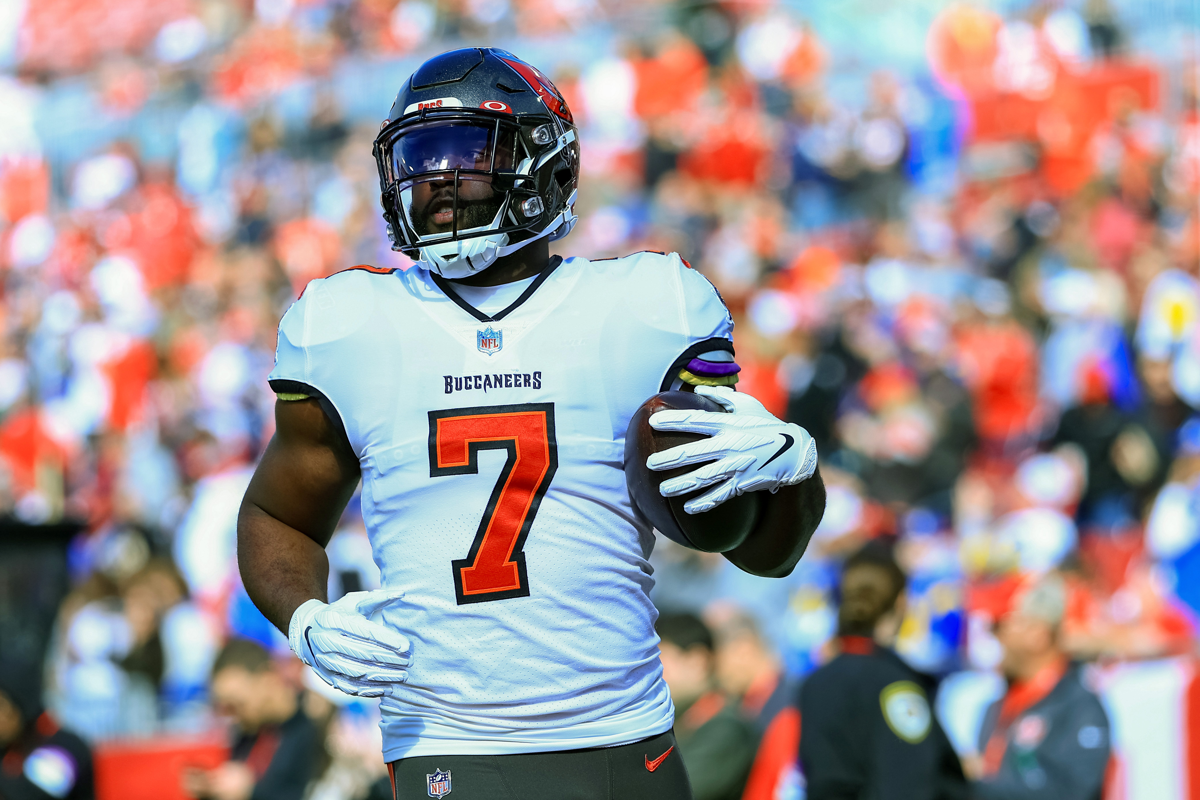 Buccaneers running back Leonard Fournette prepares for NFL free agency