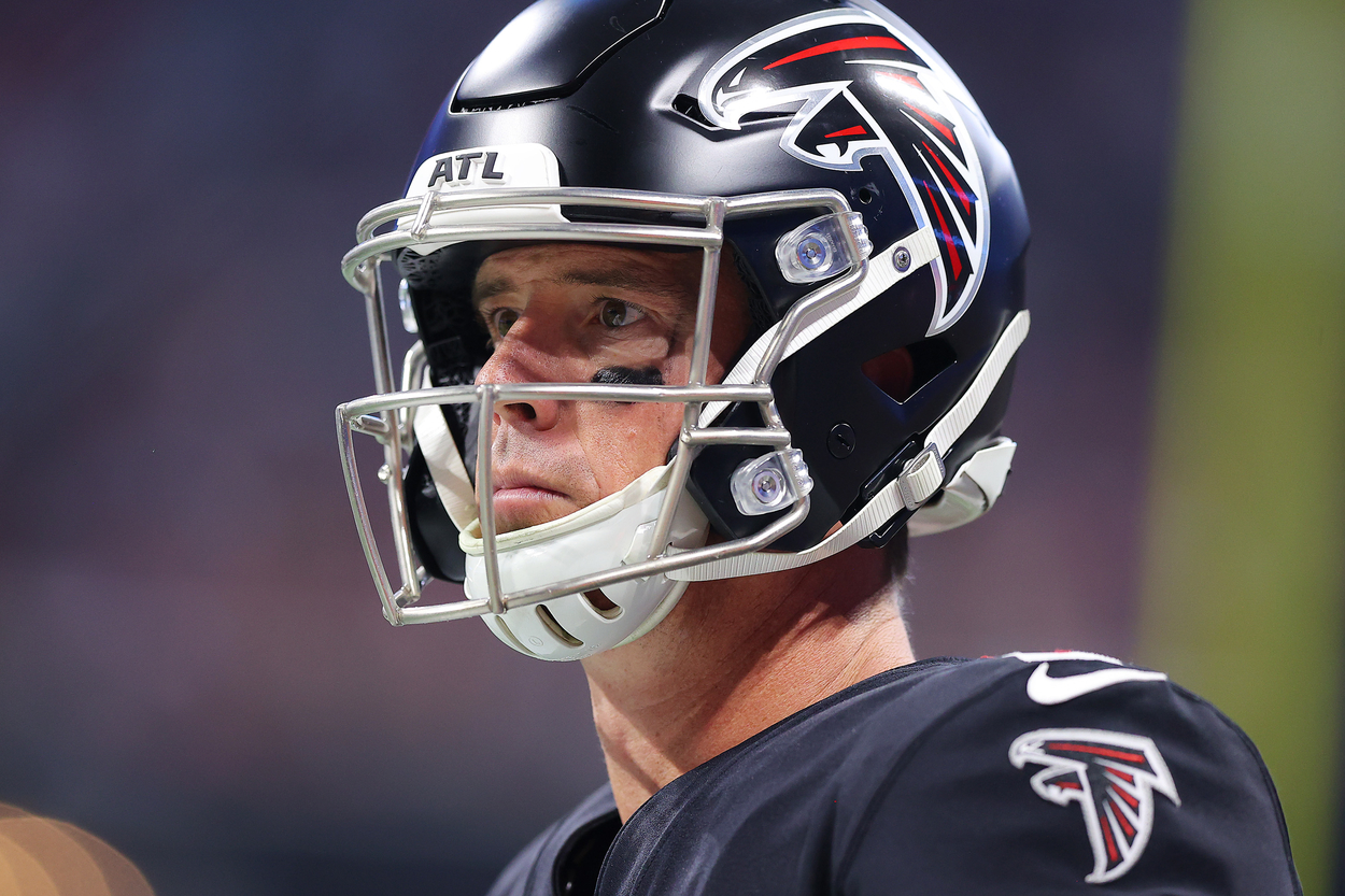 Atlanta Falcons quarterback Matt Ryan in 2021.