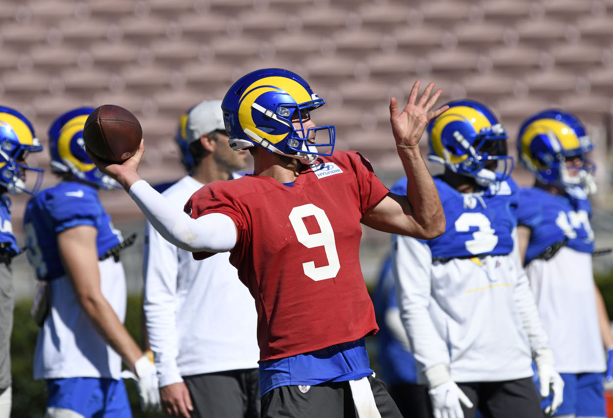 Rams QB Matthew Stafford.