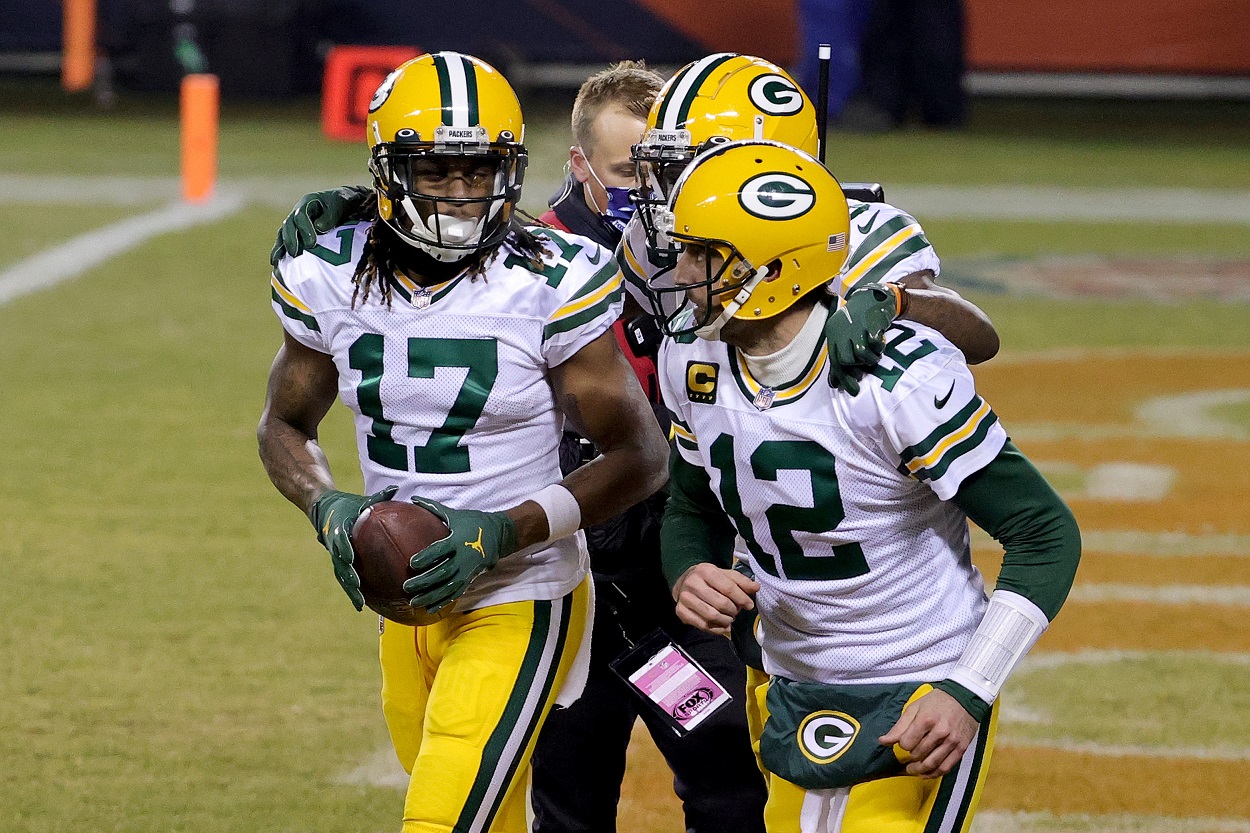 Aaron Rodgers and Davante Adams, Green Bay Packers