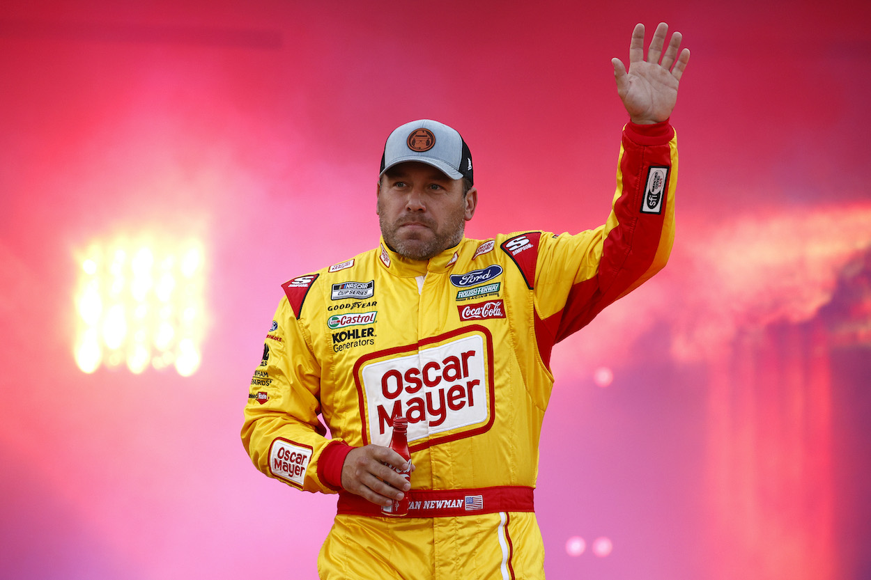 Ryan Newman waves