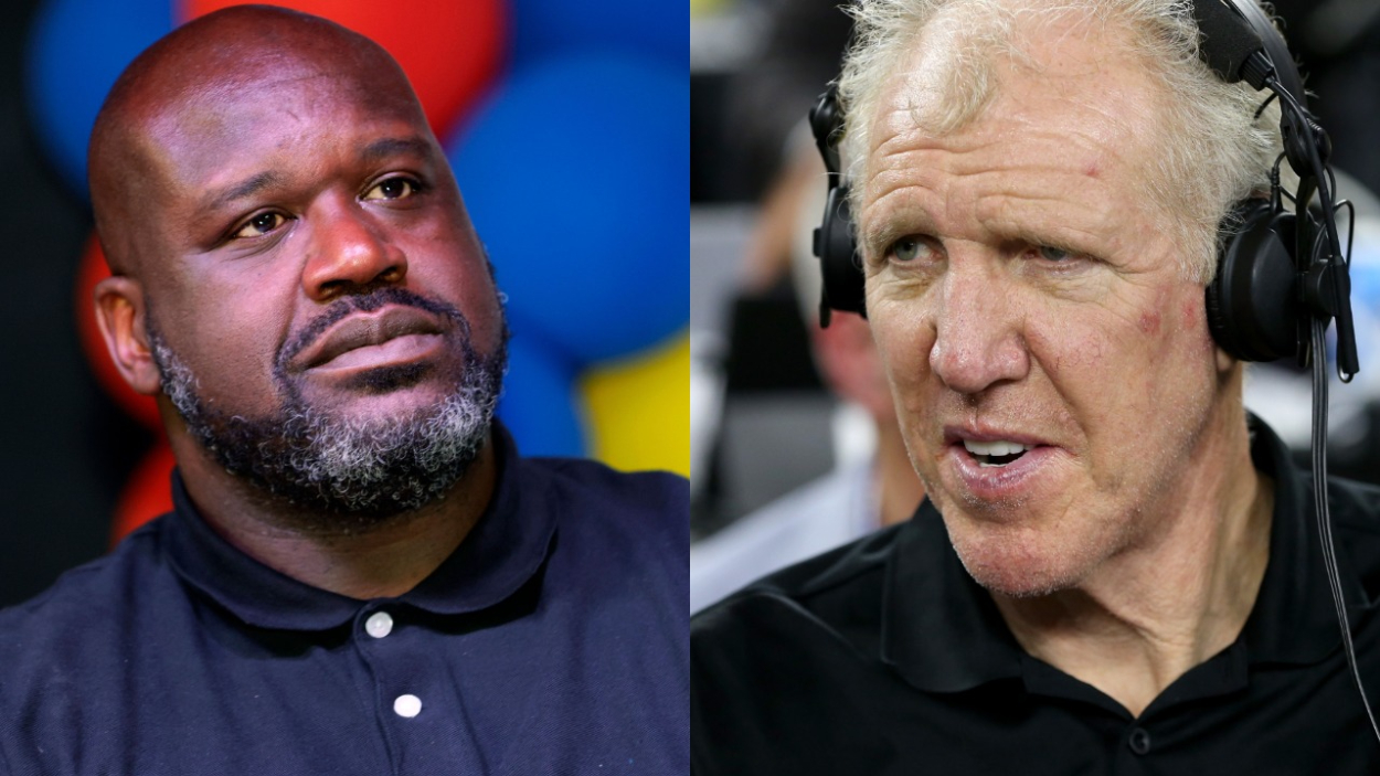 NBA legends Shaquille O'Neal and Bill Walton.