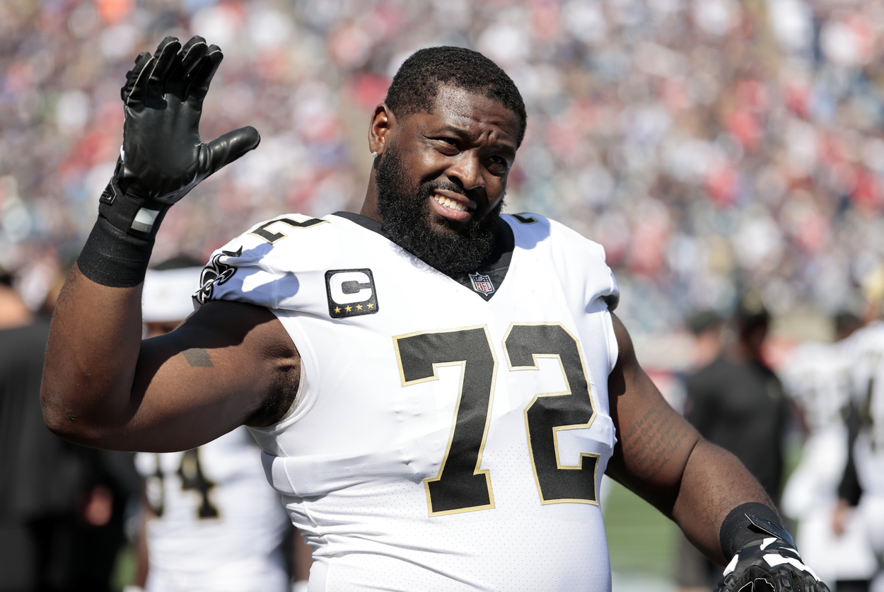 New Orleans Saints left tackle Terron Armstead.