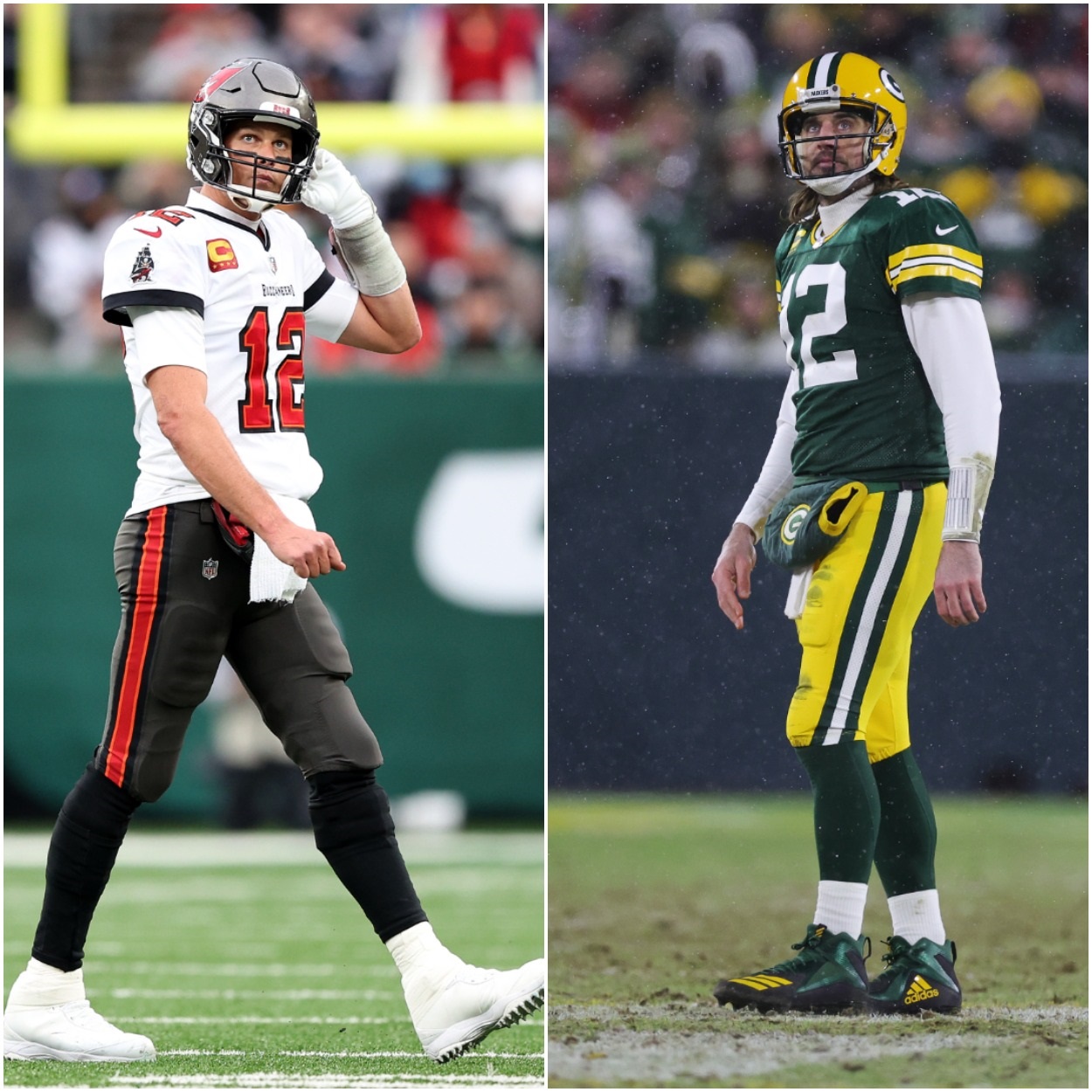 Tom Brady and Aaron Rodgers