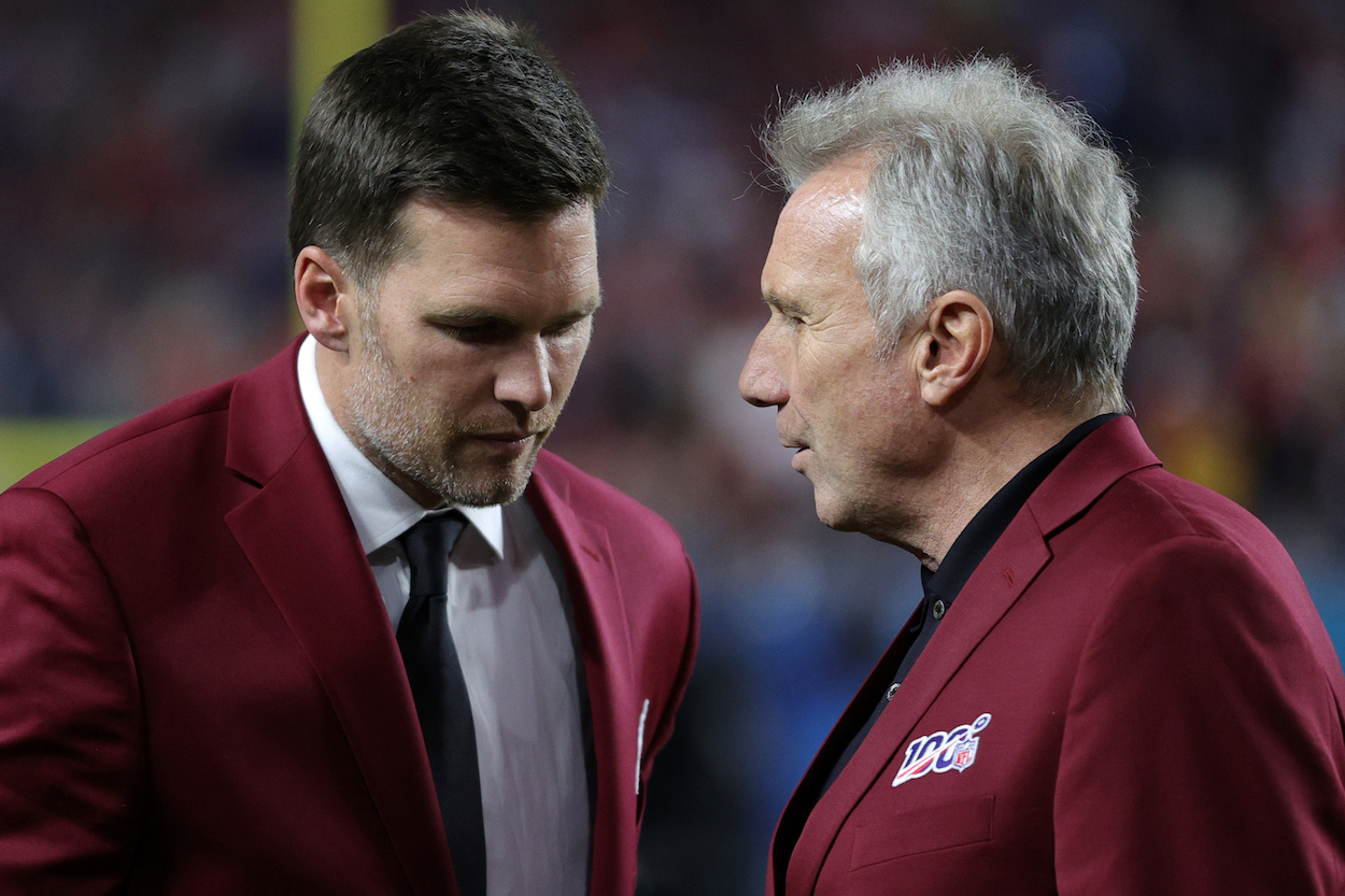 Tom Brady and Joe Montana.