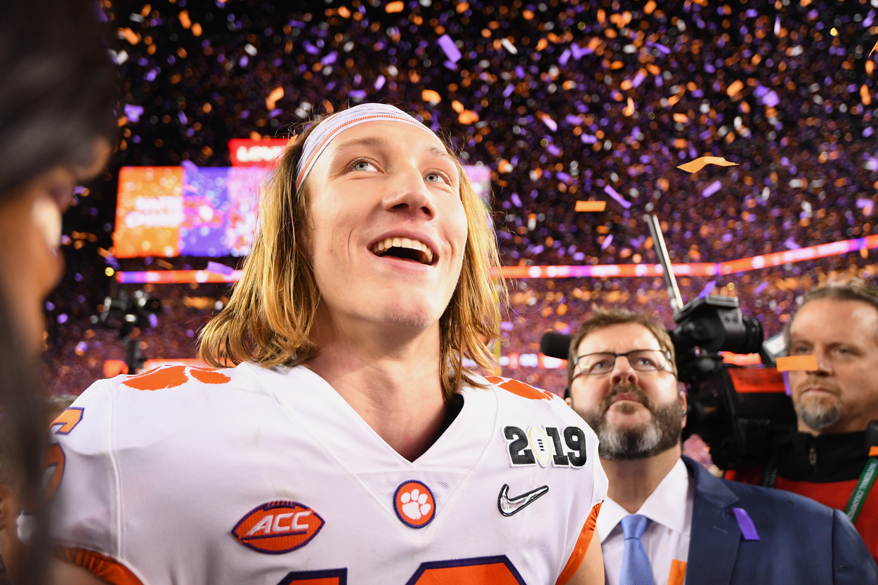 Clemson quarterback Trevor Lawrence in 2019.