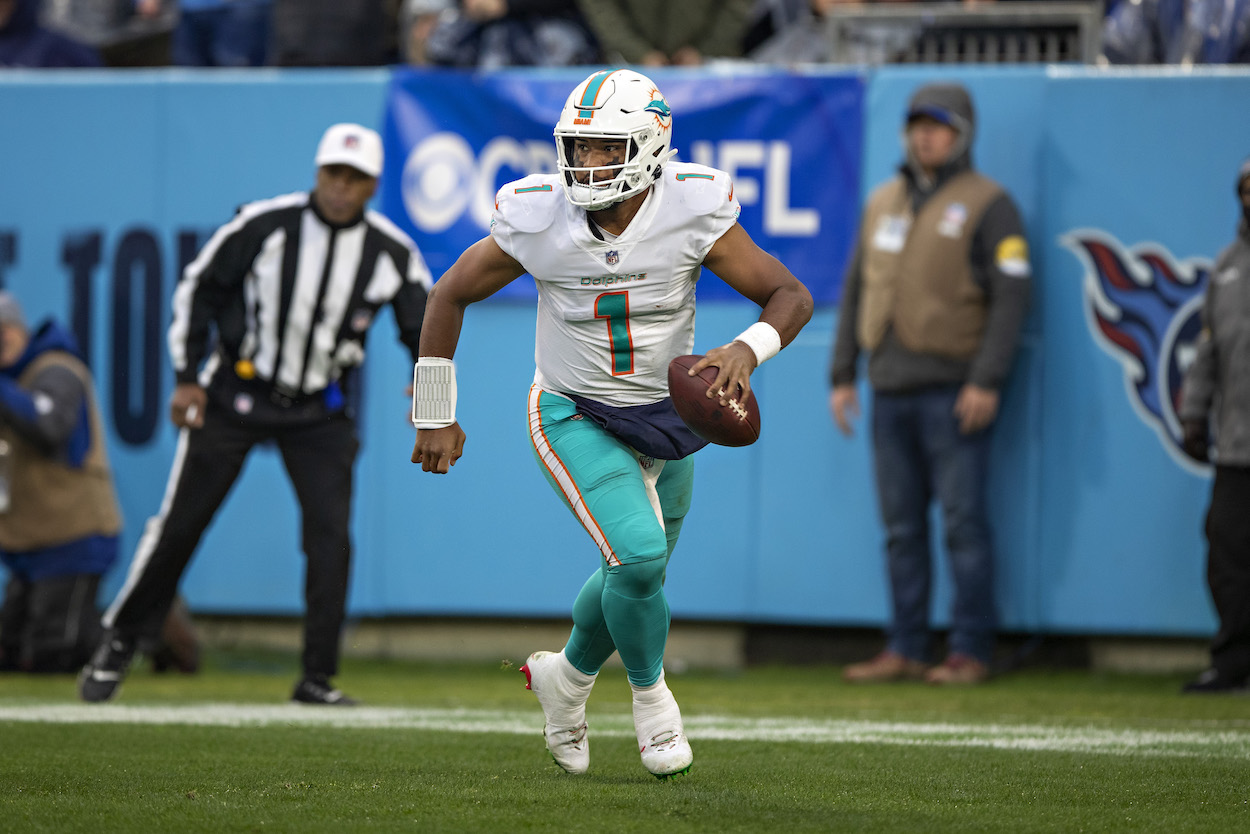 Dolphins QB Tua Tagovailoa.