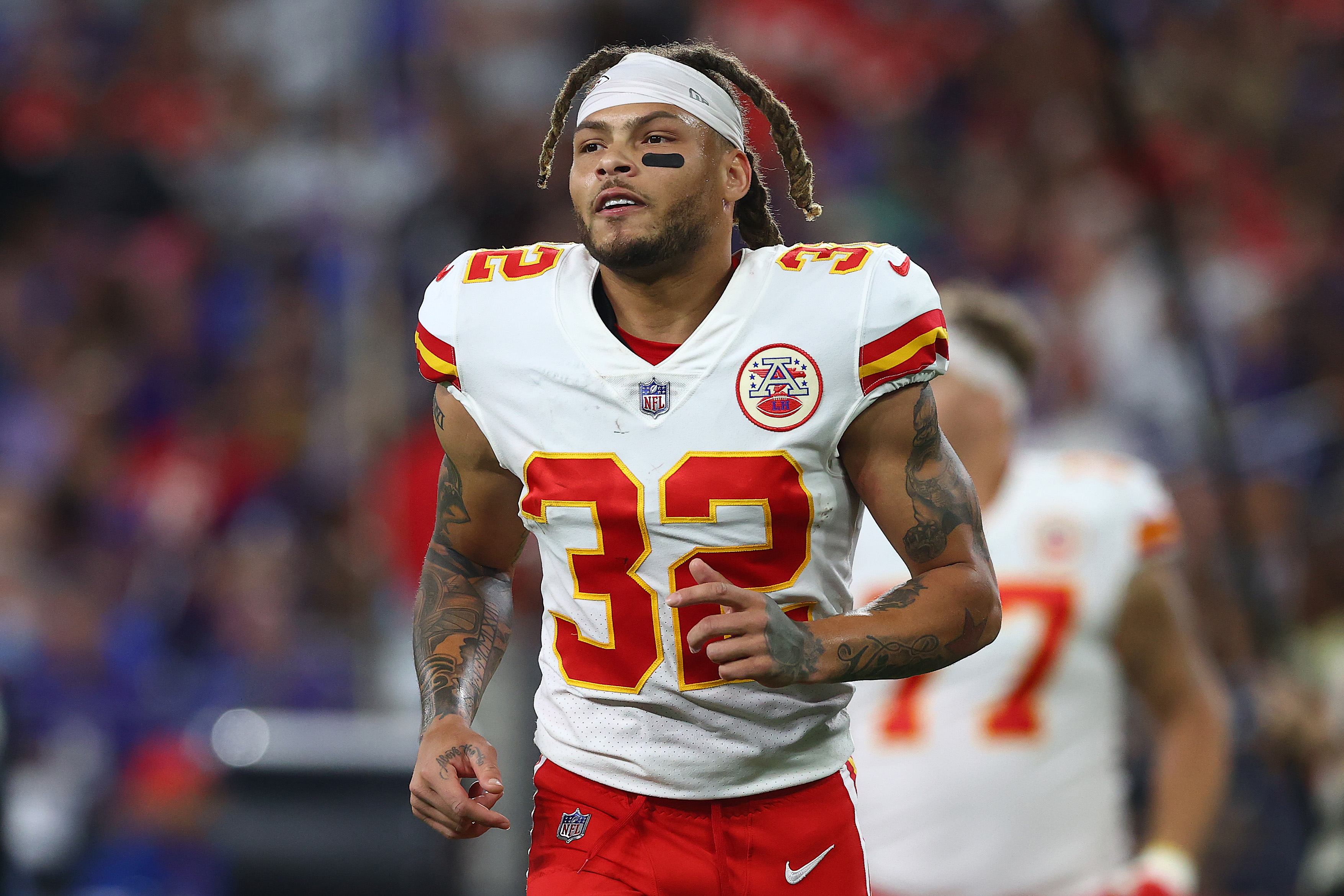 Chiefs safety Tyrann Mathieu in action against the Ravens