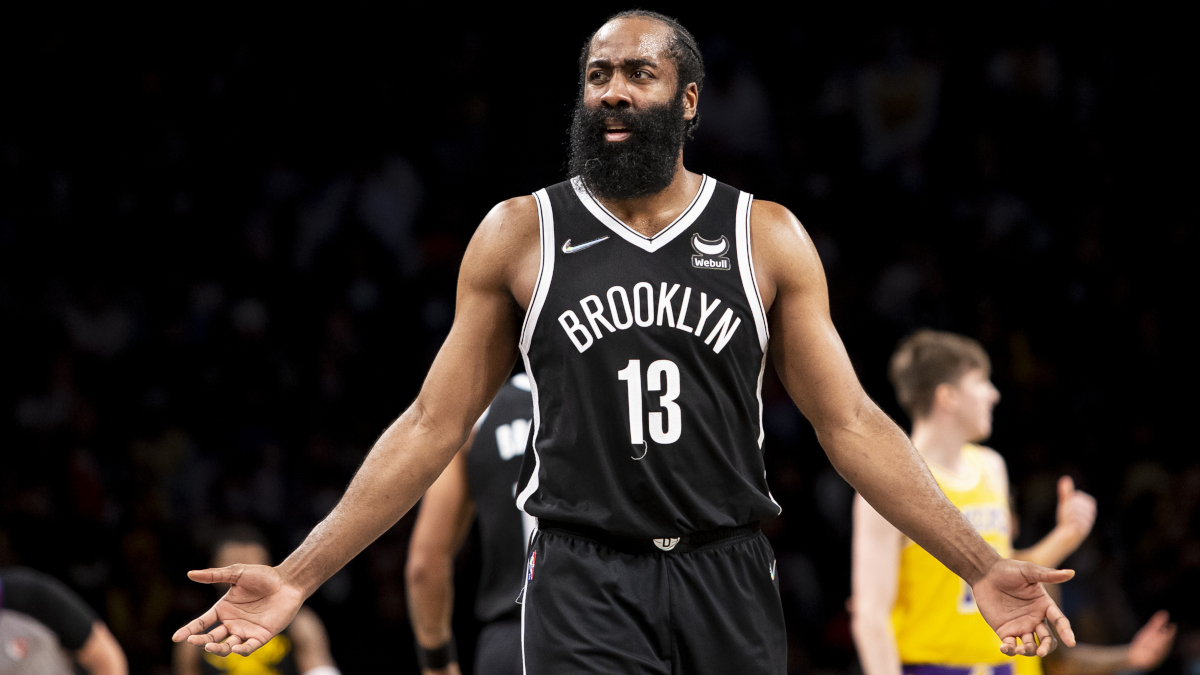 When he wanted to leave the Houston Rockets, James Harden requested a trade. He couldn't even muster that much courage with the Brooklyn Nets.