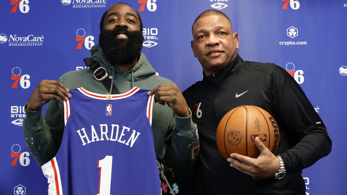 Rather than his familiar No. 13, James Harden will wear No. 1 for the Philadelphia 76ers.