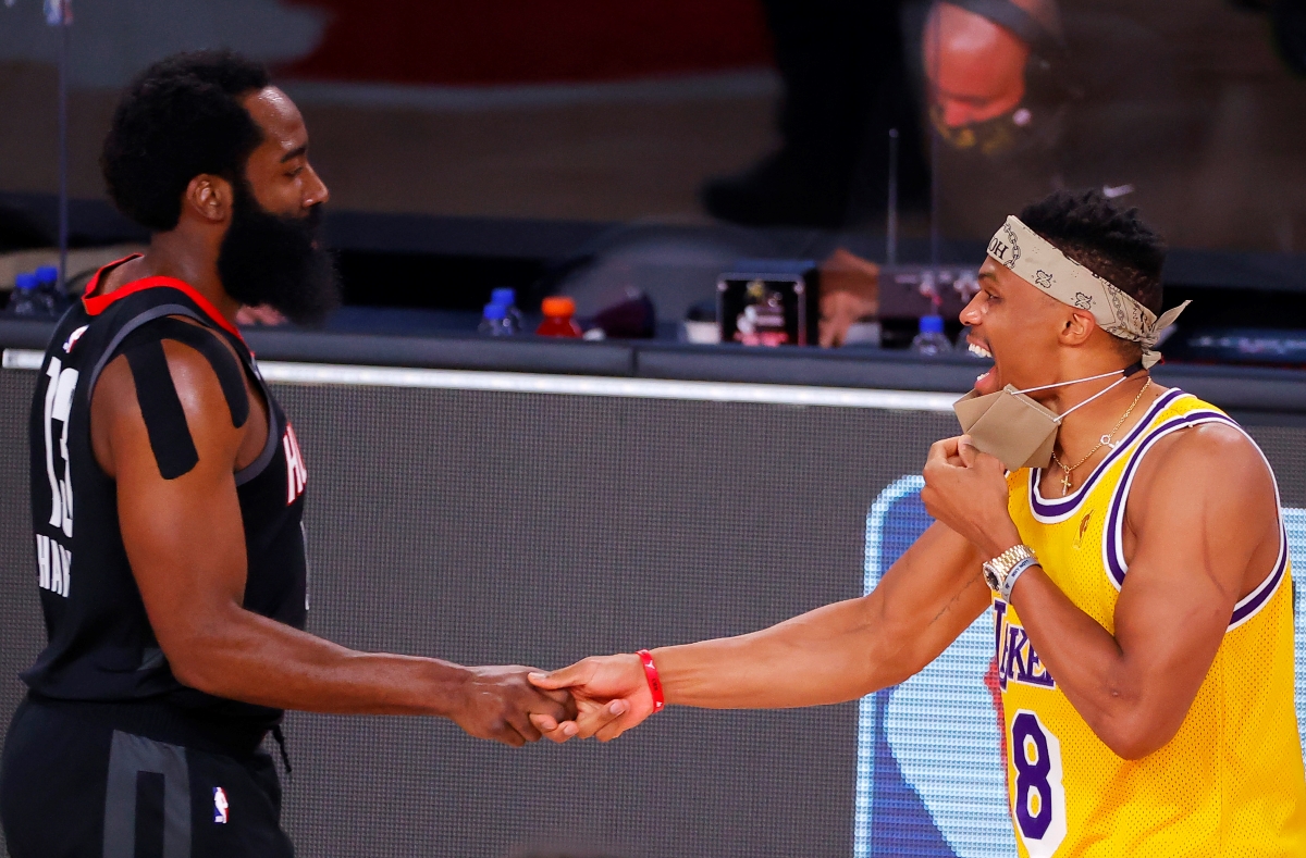 Will the James Harden trade and Russell Westbrook's time with the Lakers end the NBA's time with Big Threes?