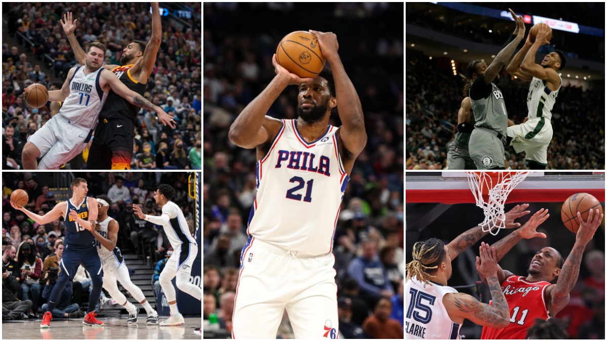 There are five legitimate NBA MVP candidates, but Joel Embiid appears to be the runaway frontrunner if the media hype train is accurate.