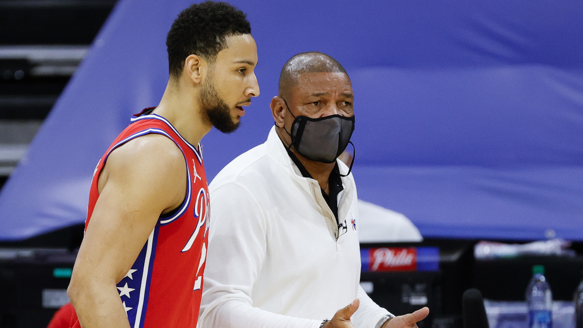 Ben Simmons admits blowing off multiple attempts from coach Doc Rivers to connect. But he's mad the Philadelphia 76ers coach didn't come to see him work out in California.