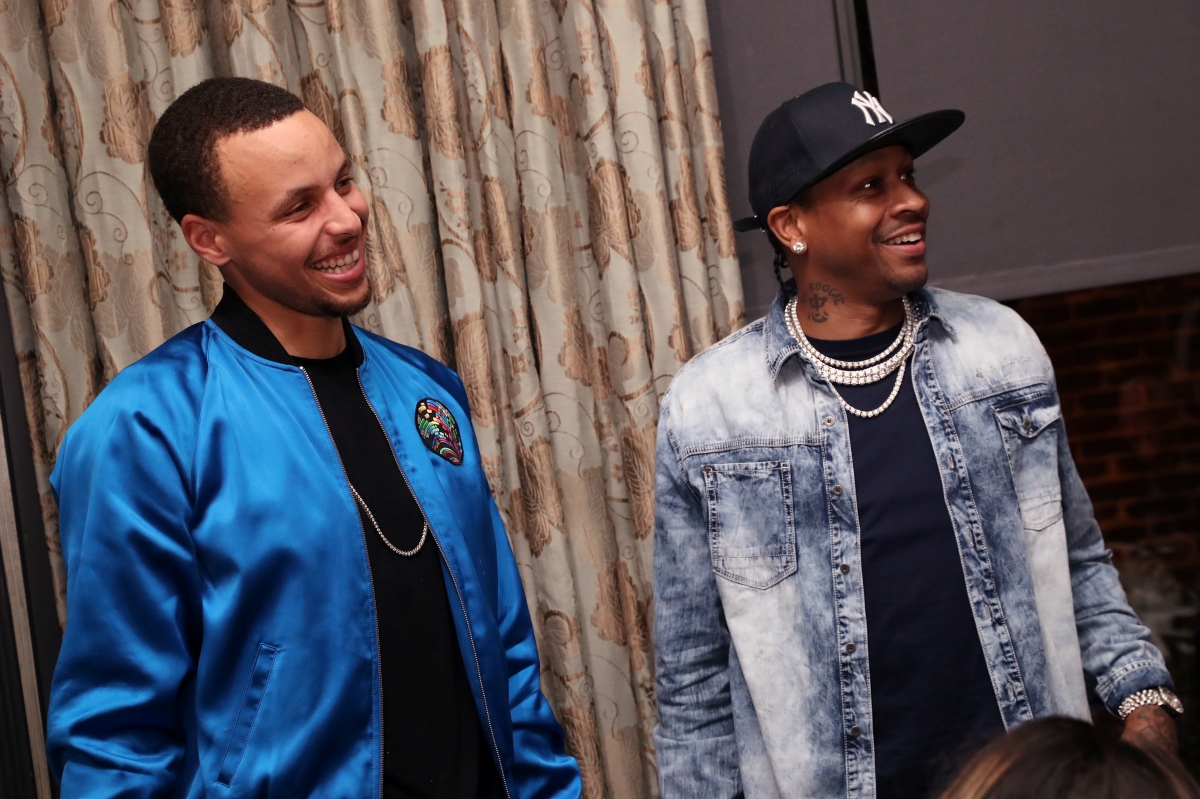 Allen Iverson had high praise for Stephen Curry and the Warriors star returned the favor.
