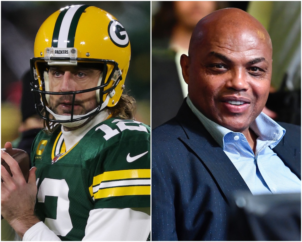 Aaron Rodgers and Charles Barkley.