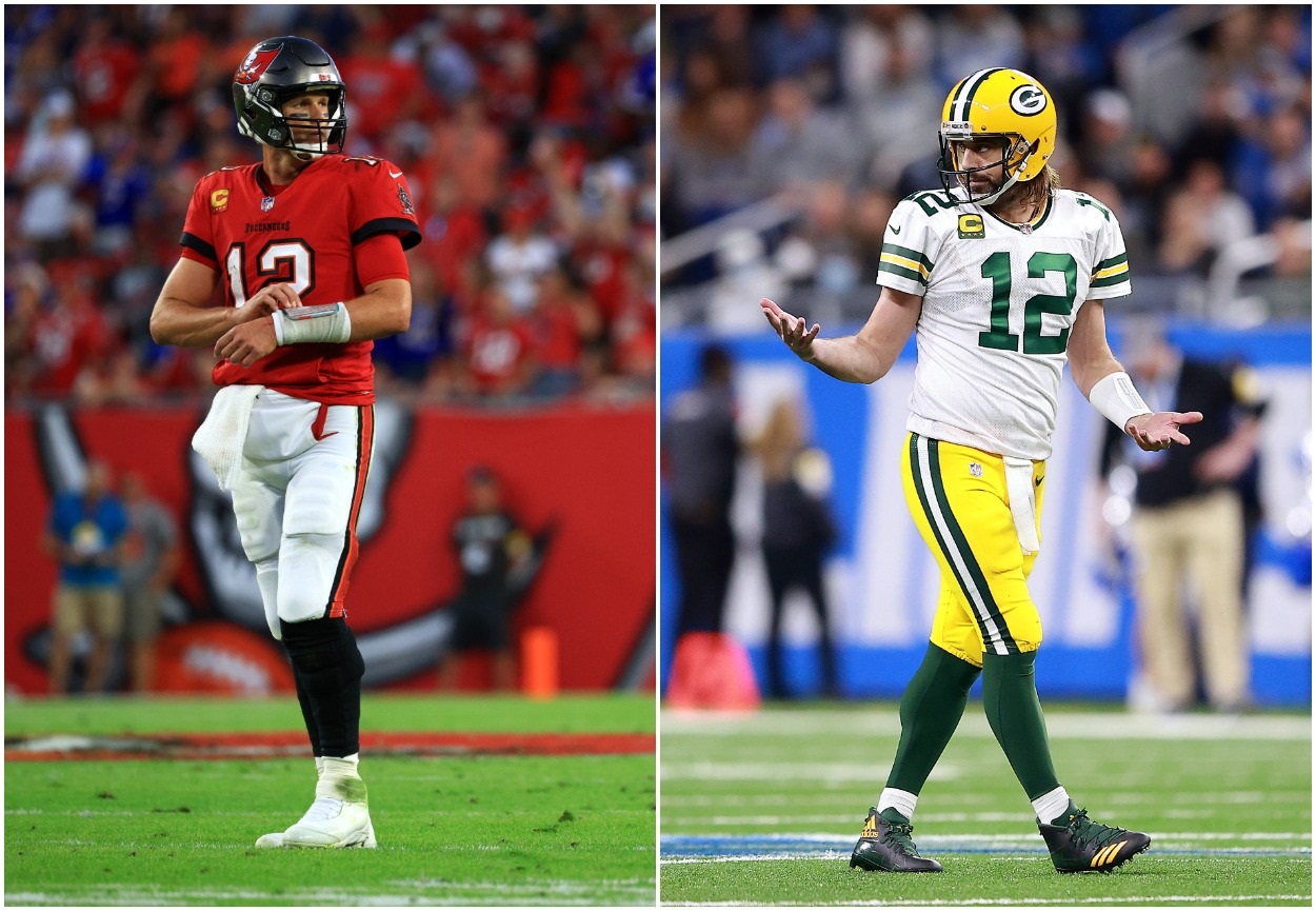 Tom Brady and Aaron Rodgers