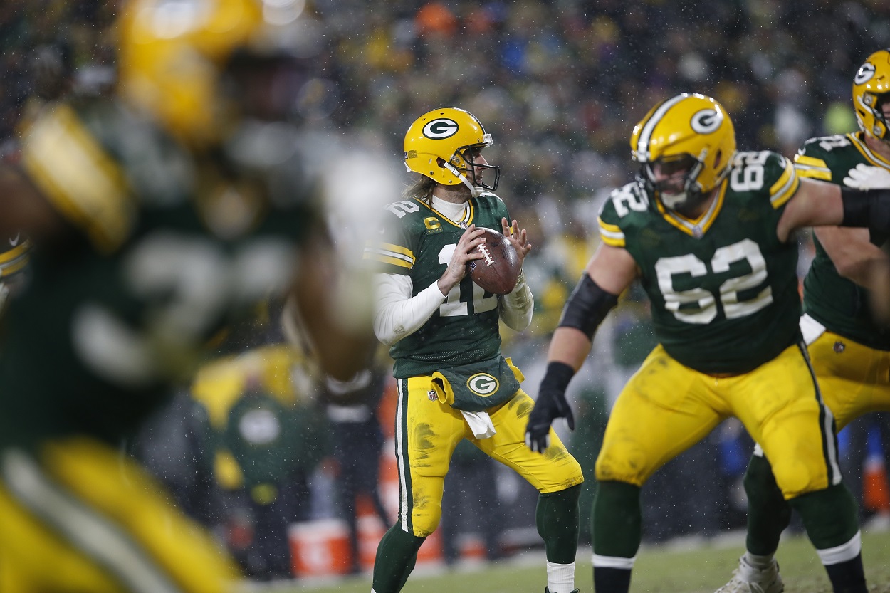 Aaron Rodgers could use a new offensive tackle