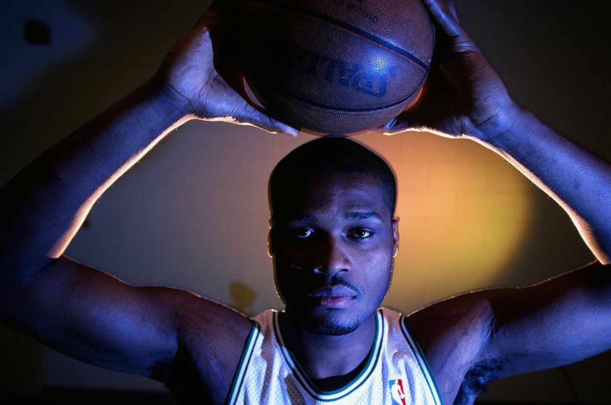 Former Boston Celtics forward Antoine Walker poses for a portrait.