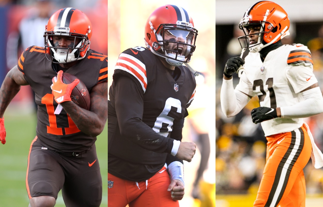 The Cleveland Browns selected Antonio Callaway, Baker Mayfield, and Denzel Ward in the 2018 NFL Draft.