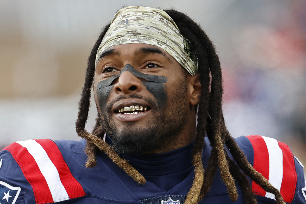 New England Patriots running back Brandon Bolden in 2021.