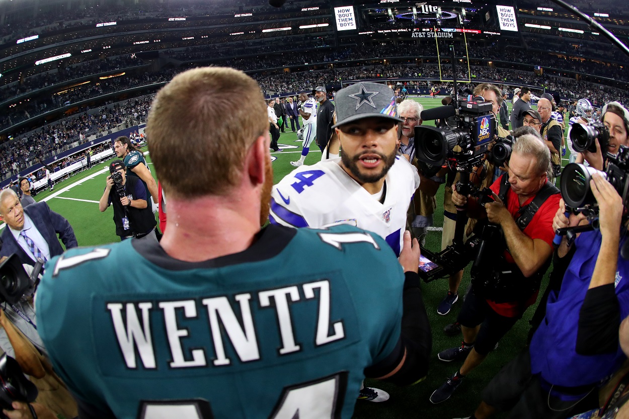 Carson Wentz and Dak Prescott