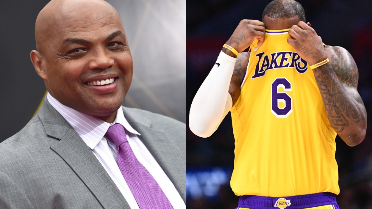 NBA legend Charles Barkley and Los Angeles Lakers star LeBron James.